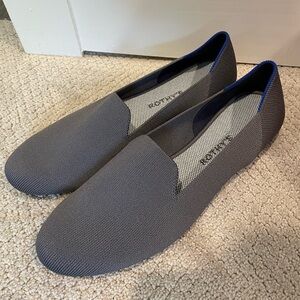 Rothy’s Size 11.5 Gray Blue Round toe flats